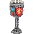 English Three Lions Shield St George Henry IV Wine Goblet 17cm 6