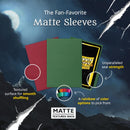 UNIT Dragon Shield Matte Non Glare Sleeves Standard Size Forest Green 100 Gaming Accessory by Arcane Tinmen 4