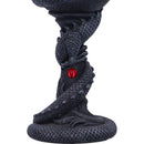 Black Chinese Dragon Coil Goblet Wine Glass 20cm 6