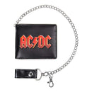 ACDC Logo Leather Lightning Chained Wallet Purse 11cm 2