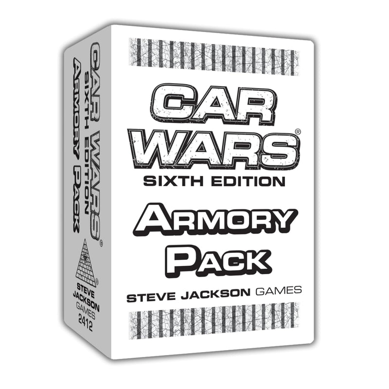 Steve Jackson Games Car Wars Armory Pack, Expansion Strategy Card Game, for 2 to 4 Players and Ages 10+