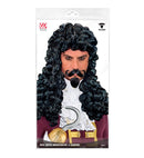 Captain Wig With Moustache & Goatee Beard In Polybag