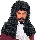 Captain Wig With Moustache & Goatee Beard In Polybag