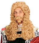 Le Roi Wig With Moustache And Goatee Beard In Polybag