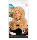 Le Roi Wig With Moustache And Goatee Beard In Polybag