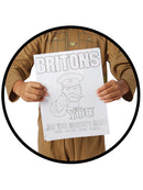 WW1 Soldier Boy Costume Kids Book Week