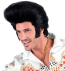 Black Rock'N'Roll King Wig In Polybag