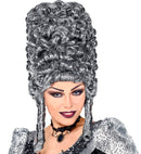 Grey Extra Tall Gothic Wig In Polybag