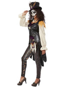 Voodoo Witch Doctor Costume Black Ladies Dress 3