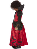 Toddler Vampire Costume Red and Black Long Dress 2