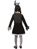 Dark Mad Hatter Costume Girls Wonderland Dress 4