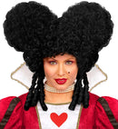Black Baroque Wig In Polybag