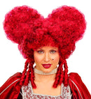 Burgundy Baroque Wig In Polybag