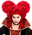 Burgundy Baroque Wig In Polybag