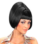 Black 60'S Party Girl Wig In Polybag
