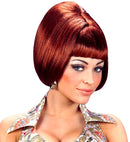 Burgundy 70S Party Girl Wig In Polybag