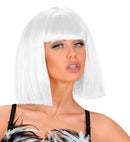 White Showgirl Wig In Polybag