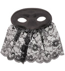 Black Veiled Carmen Eyemask