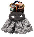 Black Veiled Carmen Eyemask