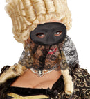 Black Veiled Carmen Eyemask