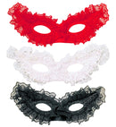 Lace Papillon Eyemask 3 Colors Ass.: Black, Red, White