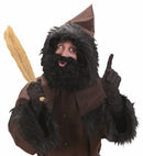 Knecht Ruprecht Wig & Beard Black - In Polybag