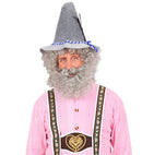 Captain Curly Wig & Beard Grey- In Polybag