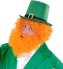Scots And Irish Curly Wig & Beard Orange - In Polybag