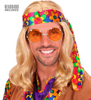 Hippie Dude Wig With Headband  Blonde - In Polybag