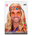 Hippie Dude Wig With Headband  Blonde - In Polybag