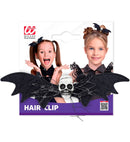 Hair Clip Bat Skull Child Size