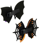 Hair Clip Bat / Spiderweb Bow Child Size - 2 Styles Assorted