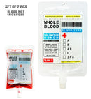 Set Of 2 Flask Blood Bag