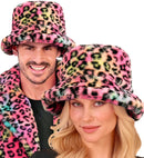Bucket Hat Plush Animalier Multicolor