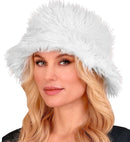 Bucket Hat Plush White