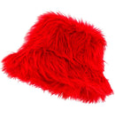 Bucket Hat Plush Red