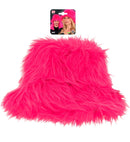 Bucket Hat Plush Neon Pink