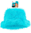 Bucket Hat Plush Turquoise
