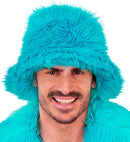 Bucket Hat Plush Turquoise