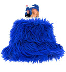 Bucket Hat Plush Royal Blue