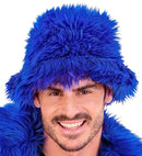 Bucket Hat Plush Royal Blue