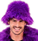 Bucket Hat Plush Purple