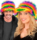 Bucket Hat Plush Rainbow