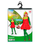 Strawberry  Dress, Headpiece 