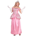 Charming Princess  Dress With Crinoline Underskirt, Gloves, Choker, Tiara 