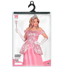 Charming Princess  Dress With Crinoline Underskirt, Gloves, Choker, Tiara 