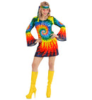 Psychedelic Hippie  Dress, Headband 