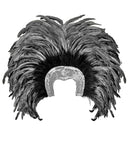 Feathered Brazil Headdress - Silver