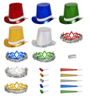 Holographic Multicolor Las Vegas Party Kit