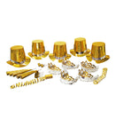 Holographic Gold Las Vegas Party Kit